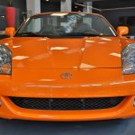 Toyota MR2 Spyder 2003 orange - Vue de devant
