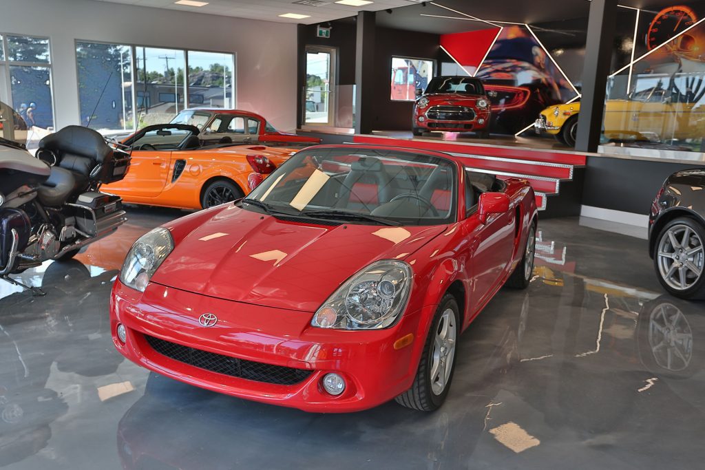 toyota mr2 spyder rouge